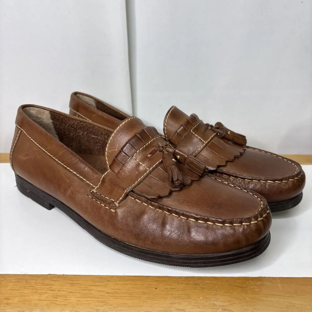 Giorgio Brutini Shoes Mens Size10M  Tassel Loafers Leather SlipOn